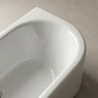 Londra brīvi stāvoša vanna 170x76.5x61 cm, Balta 5