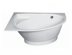 SPN Olivija vanna 150x100 cm, Balta