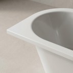Onda brīvi stāvoša vanna 175x76x61 cm, Balta 5