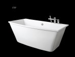 PAA Vanna Step, 170x89 cm, akmens masa, balts 3