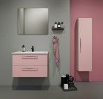 Vannas istabas skapītis ar izlietni JOY 900 mm, pink/taupe 3