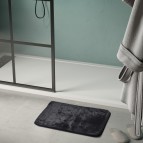 Gedy Fuzzy 50x80 vannas istabas paklājs, Melns  2