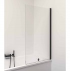 Vannas sieniņa Lia Black 60x150 cm