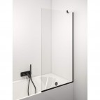 Vannas sieniņa Noris Cor Black 70x150 cm