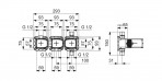 Корпус смесителя для ванны и душа, 230/12 V 2