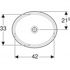 Variform Раковина встраиваемая, овальная, 48 cm 4
