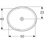 Variform Раковина встраиваемая, овальная, 56 cm 2