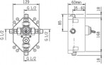 Vega Корпус смесителя для ванны и душа, 1286 2