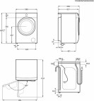 Veļas mašīna AEG LFR73944QE, 9kg, 1400apgr./min + Dāvanā Ariel 4