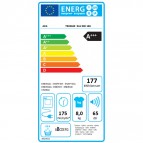 Veļas žāvētājs ar siltumsūkni AEG TR8384E, 8kg + Dāvanā Ariel 3