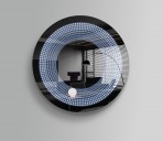 Vento Spazio spogulis ar LED apgaismojumu Ø60