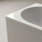 Viana akmens masas vanna 160x71.5x65.5 cm, Balta 5