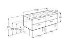 Victoria Basic izlietnes skapis 1200 cm 8