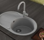 Vide virtuves maisitājs ar grozāmu snīpi, Argent 2