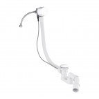 Omnires vannas sifons ar pop-up funkciju un pārplūdi, White