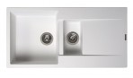 Virtuves izlietne Amsterdam 15, 1000x500 mm, pure white
