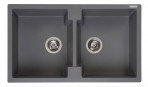 Virtuves izlietne Amsterdam 20, dubultā, 860x500 mm, grey