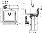 C51-F450-01 кухонная мойка c смесителем 3