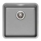 Virtuves izlietne Ohio 40x40 (L) 440x440 mm, atomic grey