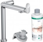 Virtuves izlietnes maisītājs Aqittura M91 FilterSystem 240, hroms