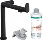 Virtuves izlietnes maisītājs Aqittura M91 FilterSystem 240, Matt Black