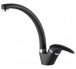 Ambra virtuves maisitājs ar grozāmu snīpi, Black metallic	