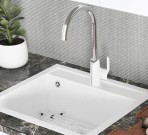 Sabia Grace virtuves maisitājs ar grozāmu snīpi, Balts 2