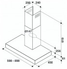 Кухонная вытяжка AKR746IX 2