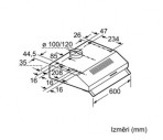 Кухонная вытяжка DUL63CC20 2