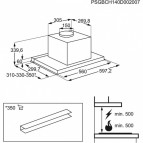 Кухонная вытяжка EFP60565OX 2