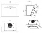 Кухонная вытяжка AKR036GBL 2