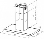 Кухонная вытяжка  LOOK ISOLA BRS X/V A90 90 cm 2