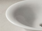 Vispool izlietne ar pārplūdi Fiore 580x380 mm, Balta 2