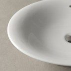 Vispool izlietne ar pārplūdi Fiore 580x380 mm, Balta 4