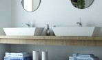 Vispool izlietne bez pārplūdes Q1 700x350 mm, Balta 2