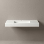 Vispool izlietne bez pārplūdes F-1000 1000x450 mm, Balta 5