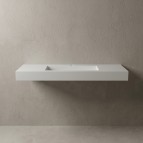 Vispool izlietne bez pārplūdes F-1200 1200x450 mm, Balta 2