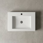 Vispool izlietne bez pārplūdes F-600 600x450 mm, Balta 5