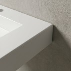 Vispool izlietne bez pārplūdes F-600 600x450 mm, Balta 6