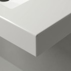 Vispool izlietne bez pārplūdes F-800 800x450 mm, Balta 8