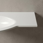 Vispool izlietne bez pārplūdes L-1300 1285x522 mm, Balta 2