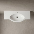 Vispool izlietne bez pārplūdes L-1300 1285x522 mm, Balta 6