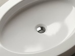 Vispool izlietne bez pārplūdes Oval 700x450 mm, Balta 4