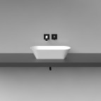 Vispool izlietne bez pārplūdes P2 600x265 mm, Balta