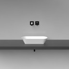 Vispool izlietne bez pārplūdes P3 545x250 mm, Balta