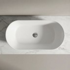 Vispool izlietne bez pārplūdes P2 600x265 mm, Balta 3
