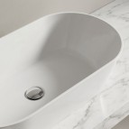 Vispool izlietne bez pārplūdes P2 600x265 mm, Balta 4