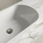 Vispool izlietne bez pārplūdes P3 545x250 mm, Balta 4