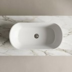 Vispool izlietne bez pārplūdes P3 545x250 mm, Balta 5