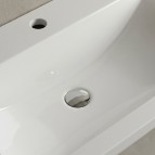Vispool izlietne bez pārplūdes Q-1400 1395x500 mm, Balta 5